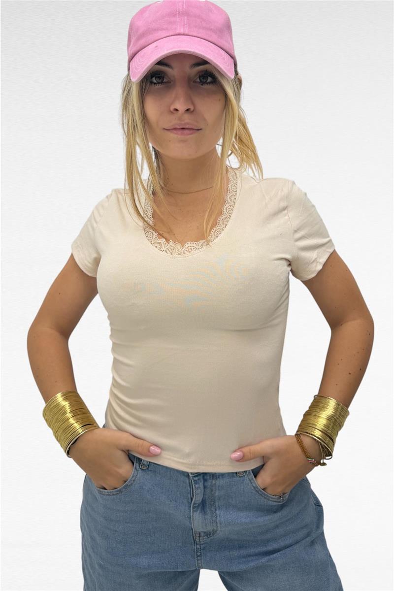 maglia con scollo a v princess